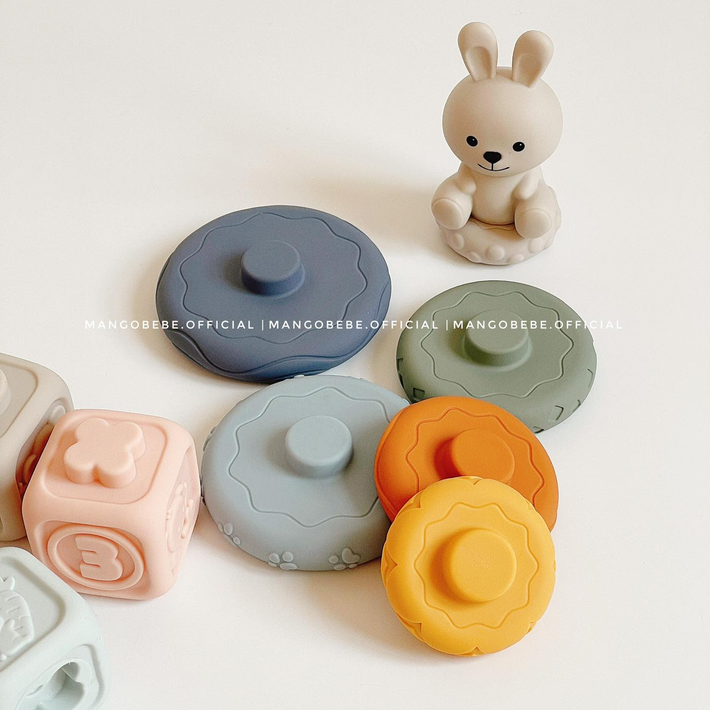 Khối Xếp Hình Stacked Circle Konigkids Cho Bé
