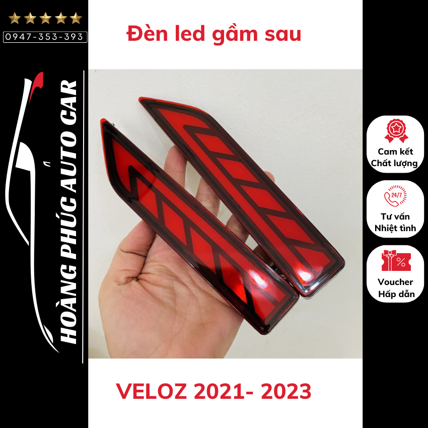 Đèn led khe viền phản quang ánh sáng 3 chế độ xe Toyota Veloz