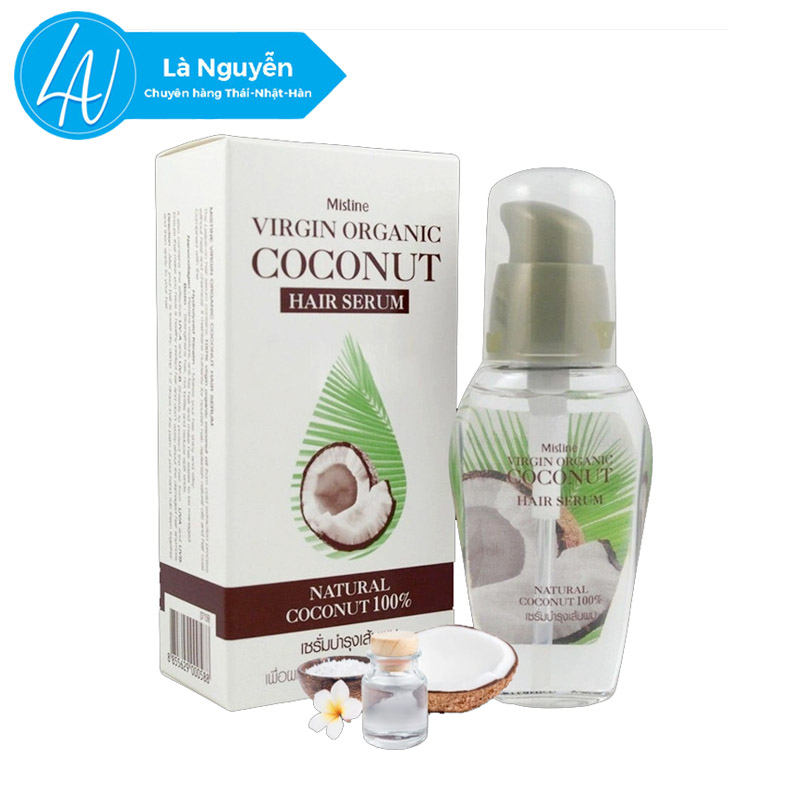 SERUM DƯỠNG TÓC MISTINE VIRGIN ORGANIC COCONUT 35ml Thái Lan