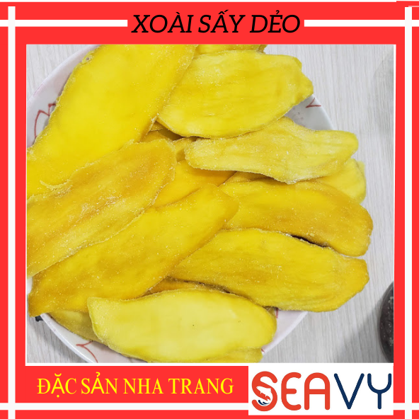 🥭 Seavy Xoài Sấy Dẻo Nha Trang - Thực Phẩm Sạch, Hảo Hạng 250g - Không Đường Thêm 🌞