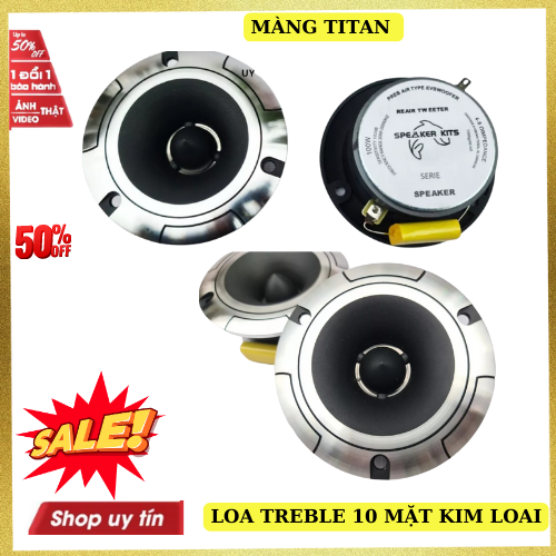 Củ loa treble PIONEER 10CM mặt kim loại màng nano kèm TỤ 2,2MF giá 1 củ