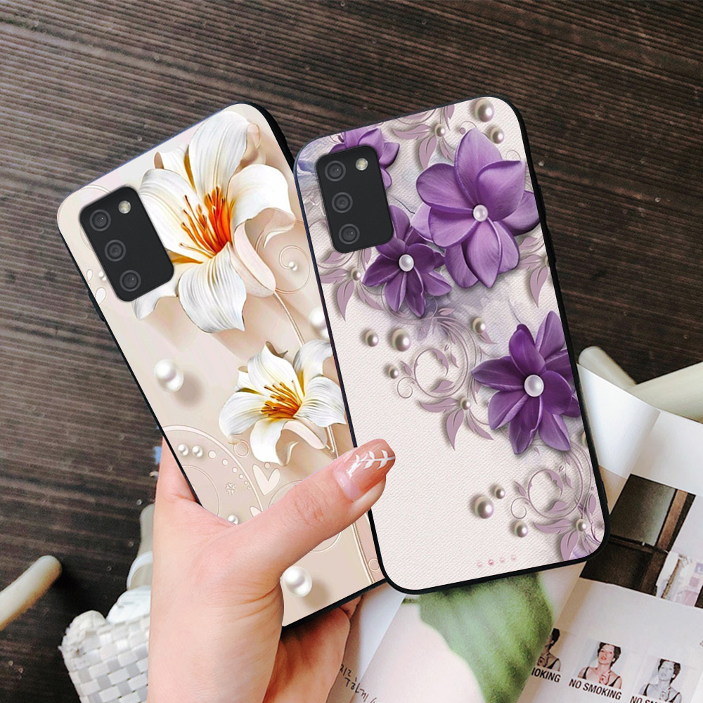 Ốp lưng Samsung a02S / a03S in hình hoa,các loài hoa siêu đẹp
