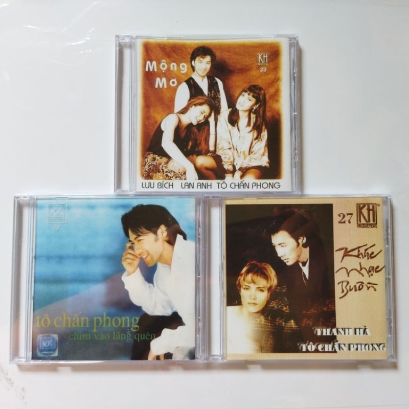 Bộ 3 cd Tô Chấn Phong 2 phono