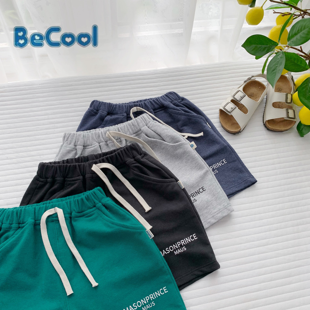 Quần Đùi Cho Bé Trai BECOOL In Maison Chất Cotton Cao Cấp Quần Cho Bé Từ 10-26kg