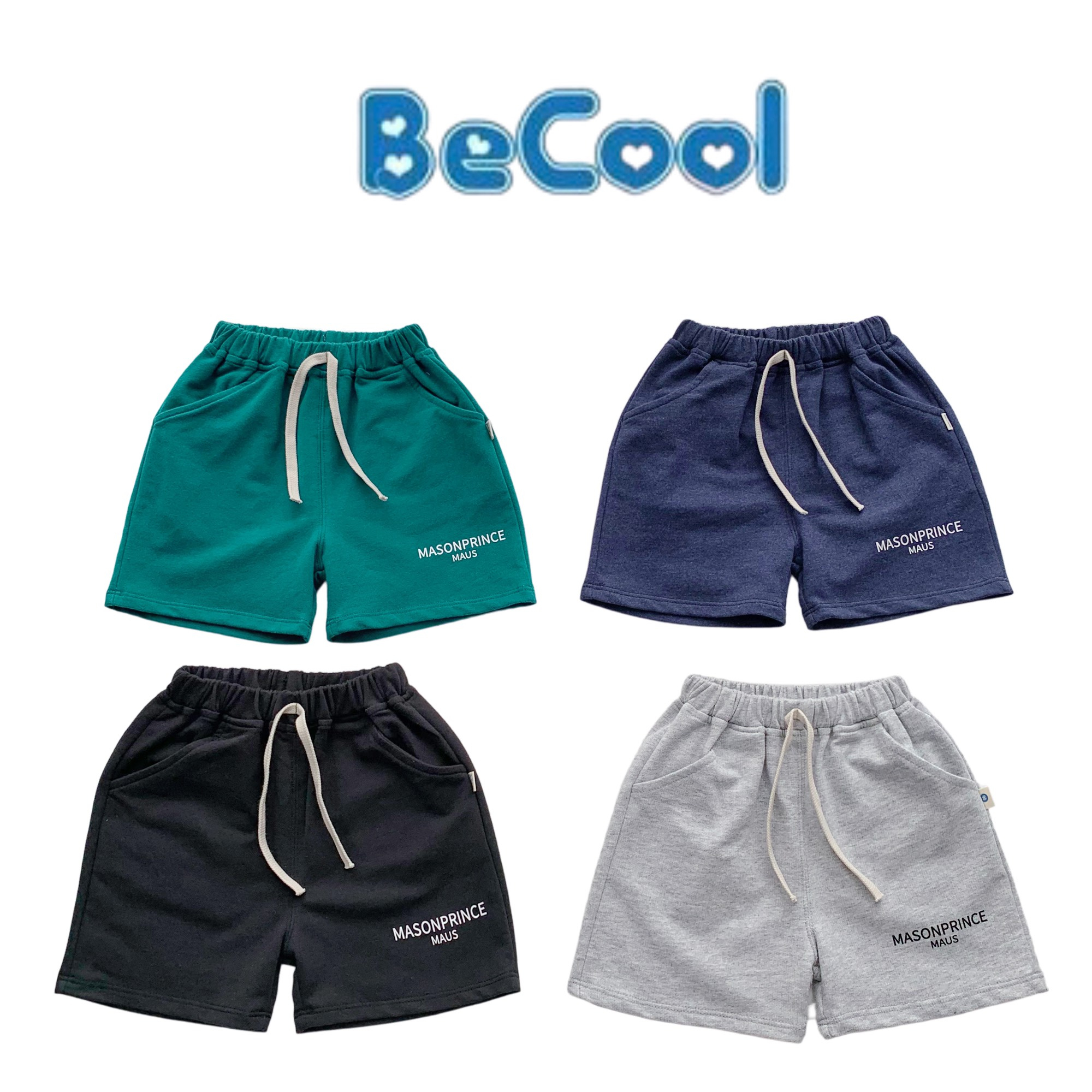 Quần Đùi Cho Bé Trai BECOOL In Maison Chất Cotton Cao Cấp Quần Cho Bé Từ 10-26kg