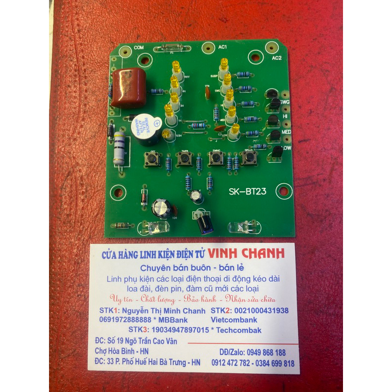 Bộ Bo mạch quạt treo tường senko