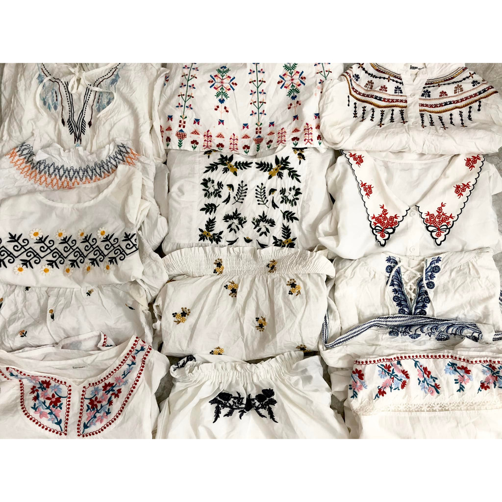 Somi thêu họa tiết độc đáo Hàn/ Somi hàn /Somi trắng thêu