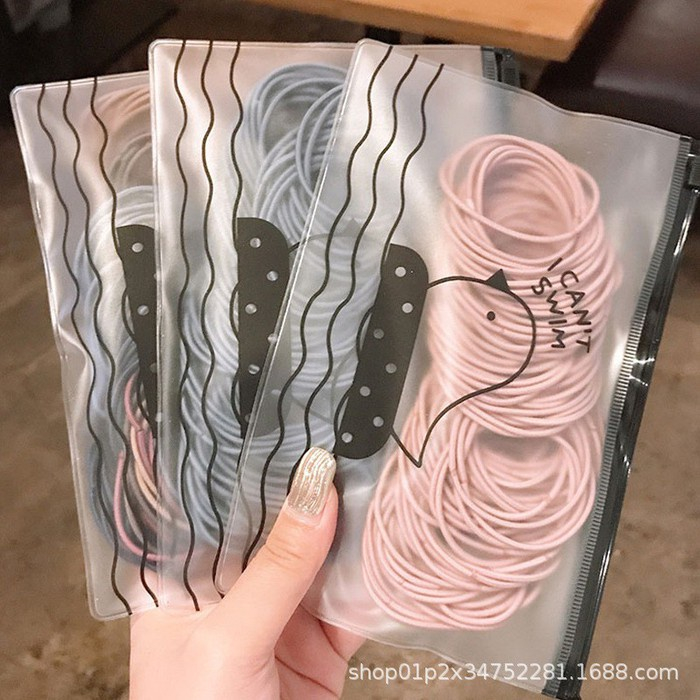 Lẻ 1 Sợi Chun Cột Tóc Trơn Nhiều Màu Cho Bạn Gái BQSHOP2016