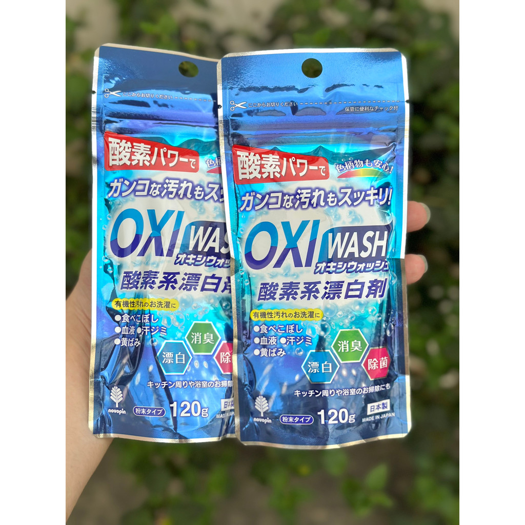 Bột tẩy rửa đa năng siêu mạnh OXI Wash  Kiyou xuất xứ Nhật Bản