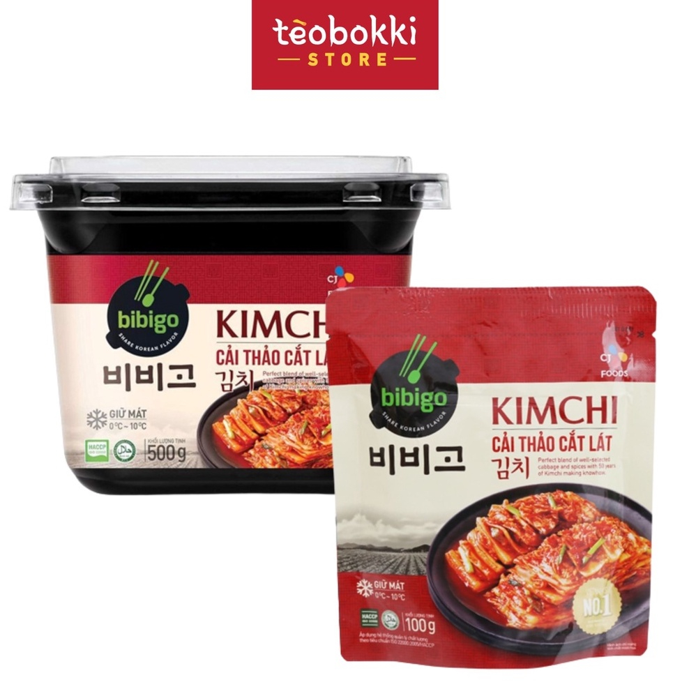 [SHIP HCM] Kim chi cải thảo cắt lát Bibigo 100g, 500g