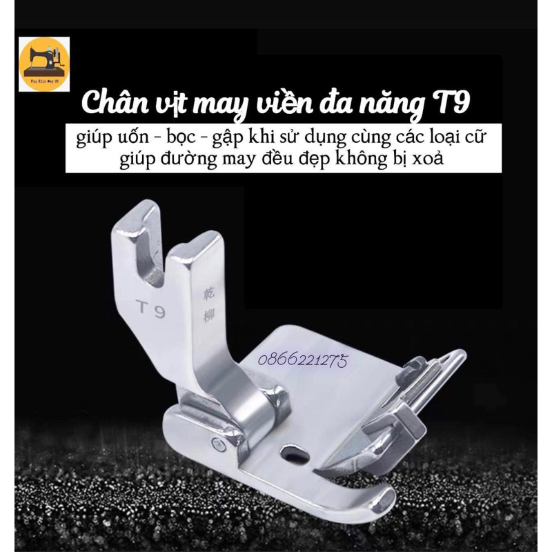 chân vịt chạy viền đa năng - chỉnh được các cỡ