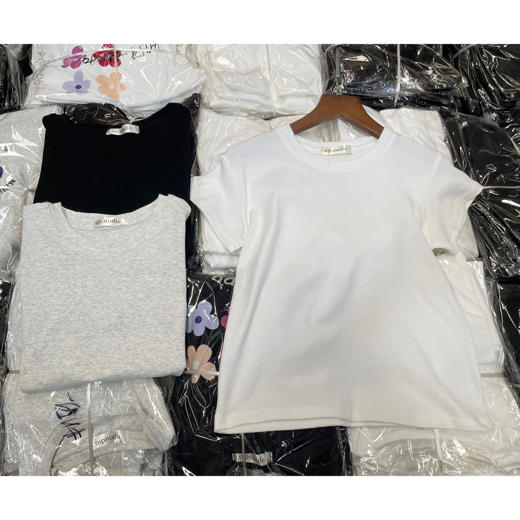 Áo phông dáng babytee, có bo cổ MaiA  Aobabyteeboco- P5