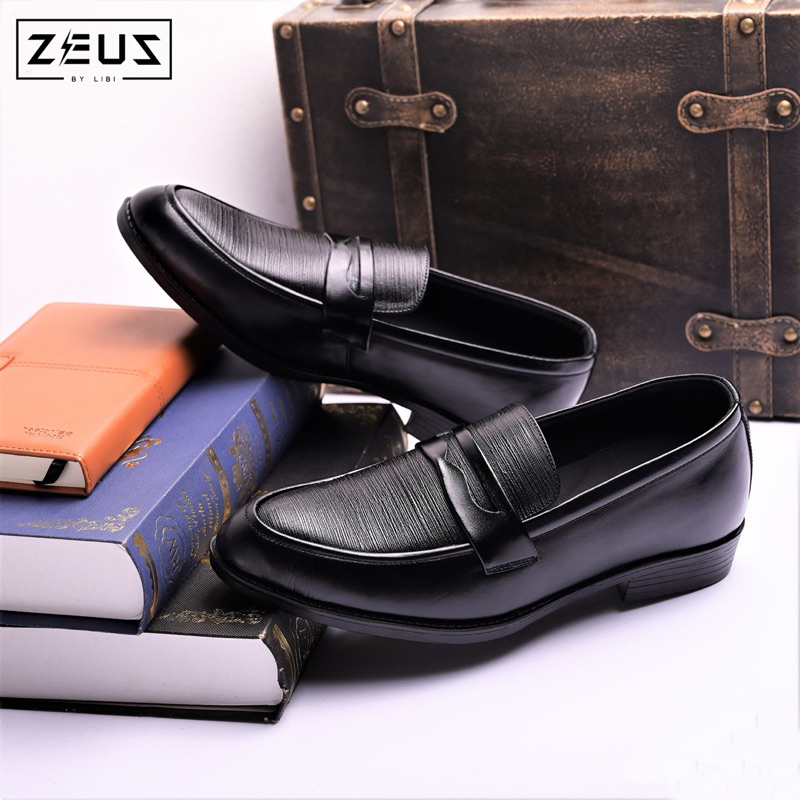Giày Loafer Nam, Giày Lười Nam Da Bò Cao Cấp Tăng Chiều Cao