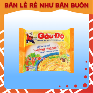 Mì gấu đỏ gà sợi phở, tôm chua cay gói 63g