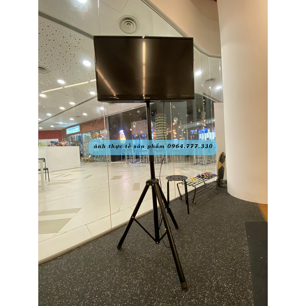 E1200 - Khung treo Tivi 3 Chân Đứng ErgoTek 32 - 55 INCH - Giá Treo Màn Hình - Chỉnh Góc Nghiêng Màn 15 Độ