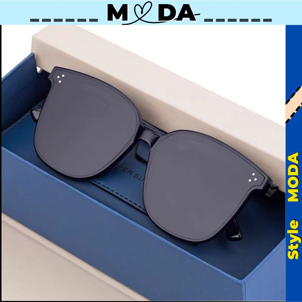 Kính râm chống tia UV thời trang phong cách hàn quốc, Kính mát nam nữ 3 chấm form to du lịch biển cực đẹp MODA K015