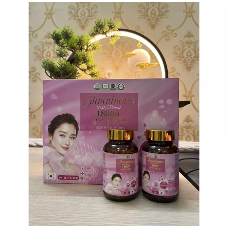 Trắng da GLUTATHIONE 18000mg viên uống trắng da cấp tốc giảm nám mờ thâm nhăn căng bóng | BigBuy360 - bigbuy360.vn