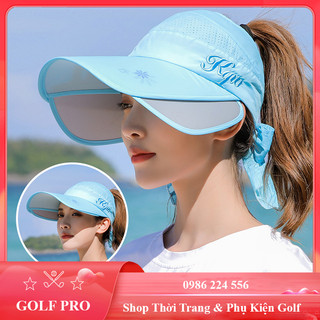 Mũ đánh golf nữ nửa đầu nón rộng chống nắng thời trang GOLF PRO MG010