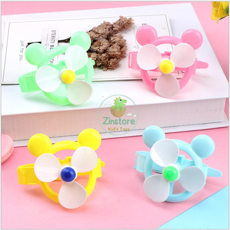 Đồ chơi đồng hồ đeo tay cánh quạt  xoay gió chong chóng nhiều màu đáng yêu cho bé Z7