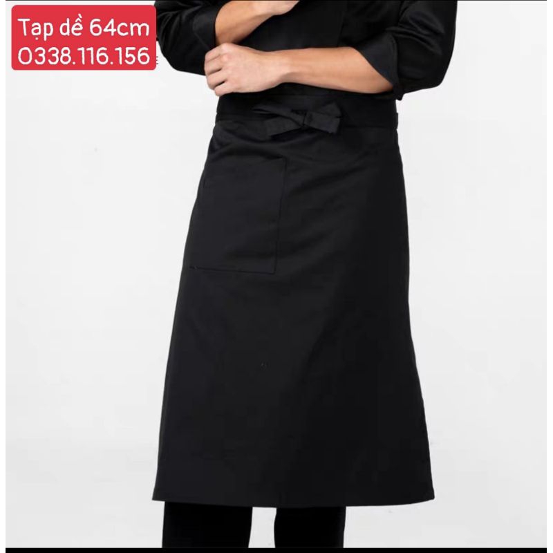Tạp dề bếp 64cm và mũ bếp phong cách Nhật