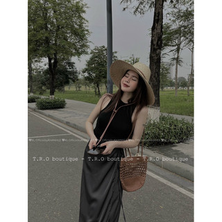 Set Áo Cotton Chân Váy Lụa Khánh Lê