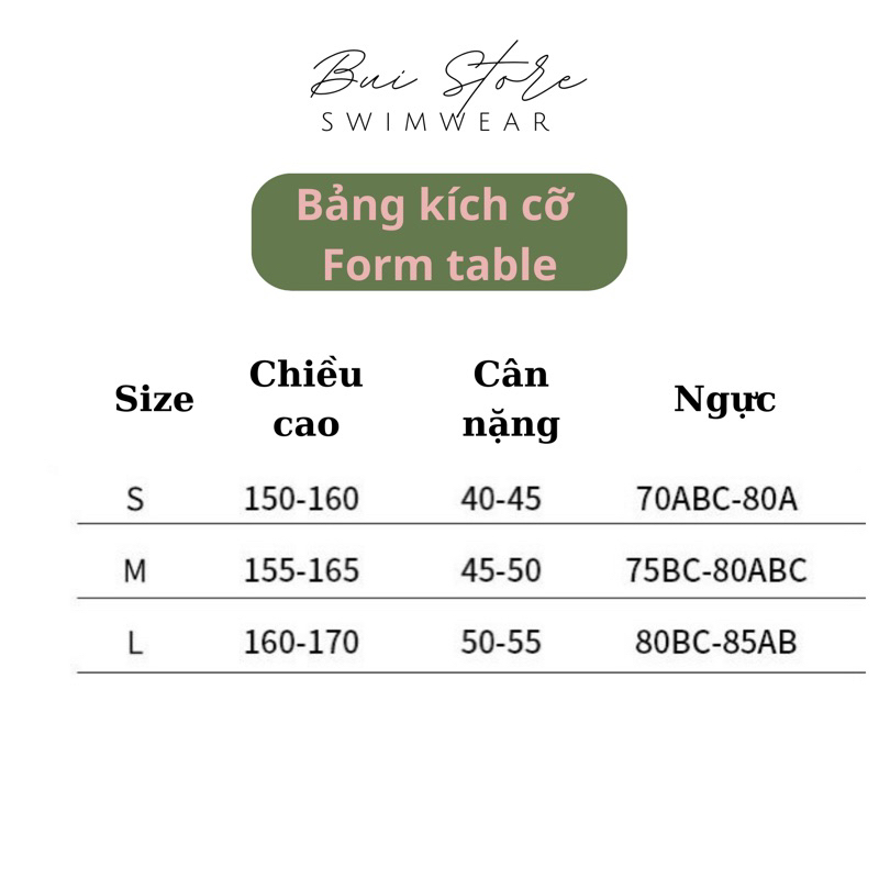 Đồ bơi tay ngắn trắng đen hai mảnh có thể tháo rời hai mảnh Bikini liền thân Buistore swimwear