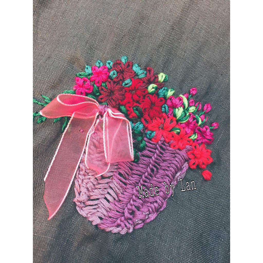 Somi thêu họa tiết độc đáo Hàn/ Somi hàn /Somi trắng thêu