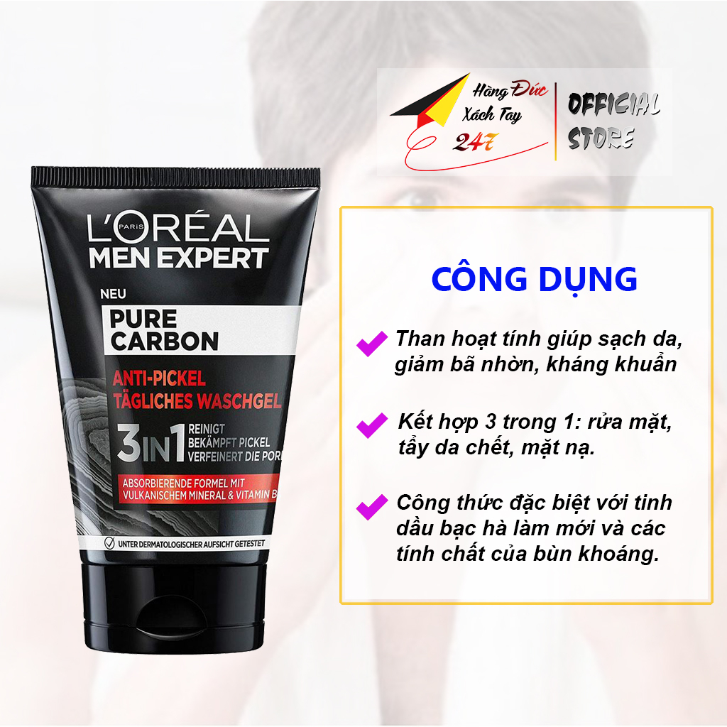 Sữa rửa mặt Loreal men từ than hoạt tính, ngừa mụn, làm sạch sâu lỗ chân lông cho nam <Hàng Pháp 100ml>” /></p>
<!-- AI CONTENT END 1 -->
				</div>
											<div class=