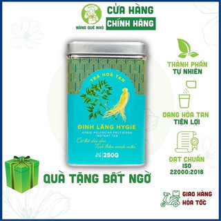 Trà hòa tan đinh lăng hygie tăng sức đề kháng ngủ ngon lợi sữa giảm đau đầu 250gr