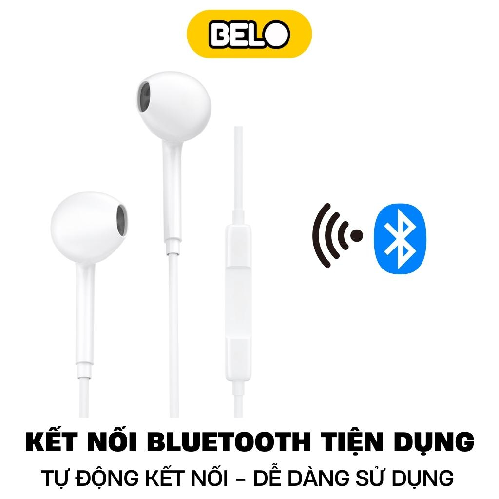 Tai nghe có dây WK Y19 pro siêu bền kèm Mic đàm thoại ,nghe nhạc hay, tương thích nhiều thiết bị - Belo