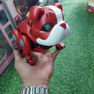 Đồ chơi robot chó bulldog có nhạc đèn đi được