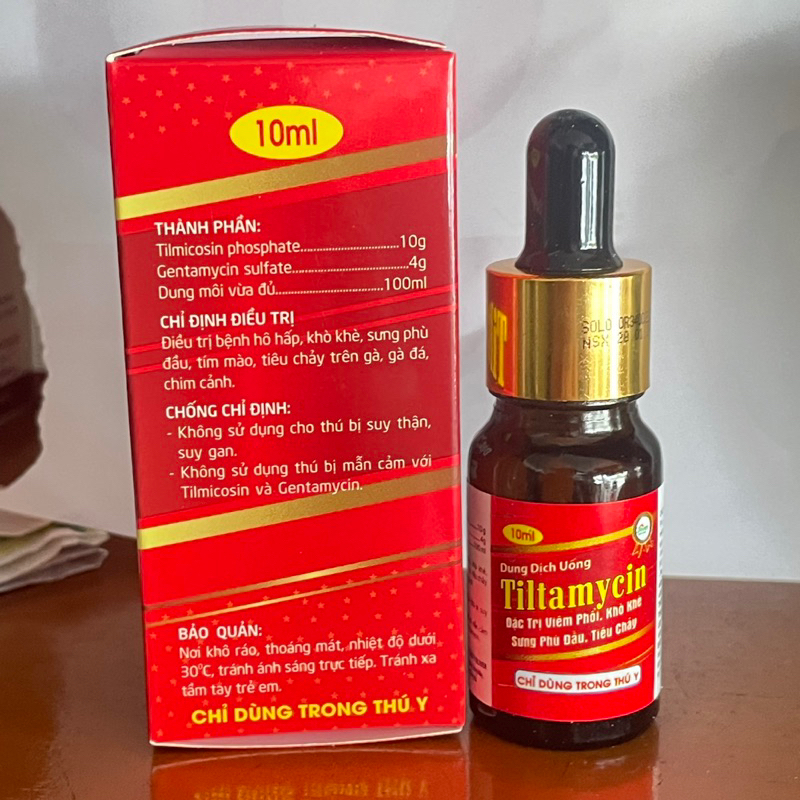 Tiltamycin 10ml hô hấp