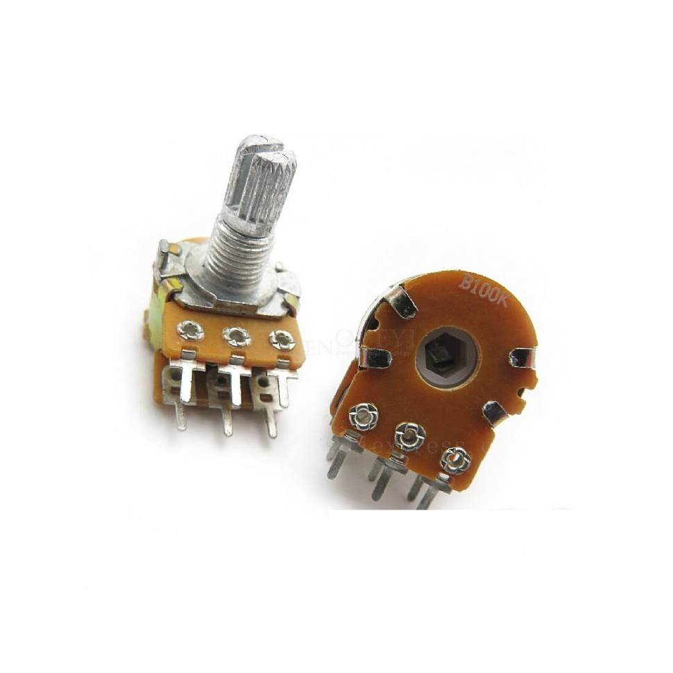 Chiết áp đôi 100K WH148-B100K