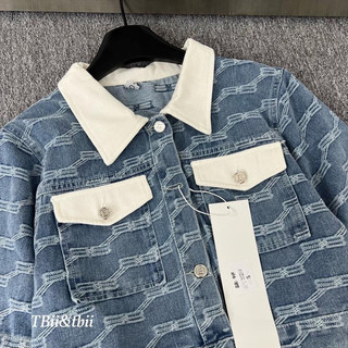 set váy đầm jeans phối màu kh