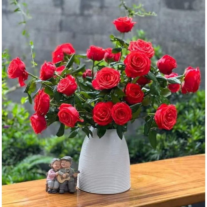 Bình chuông ganh Bát Tràng cao 23cm
