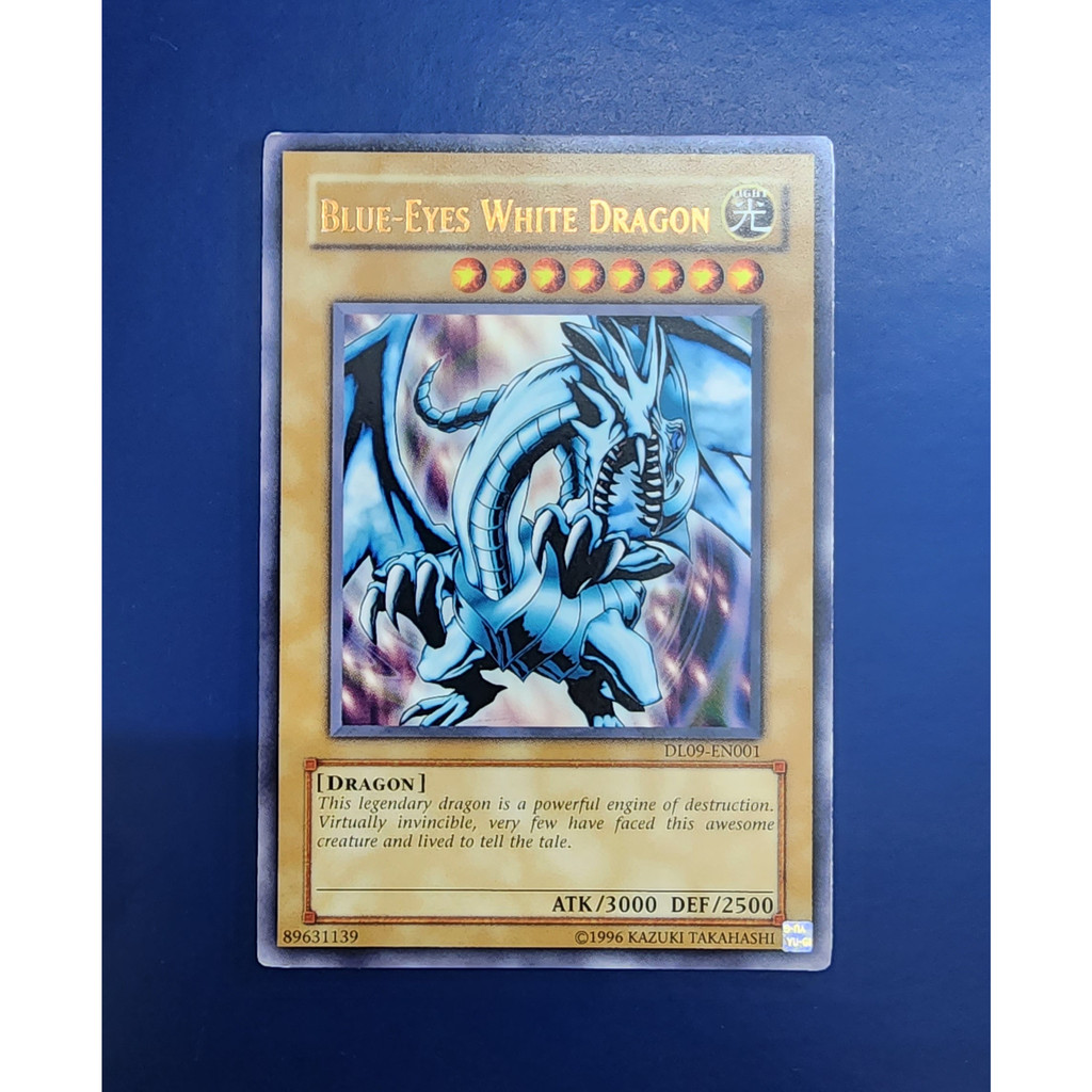 Thẻ Bài YuGiOh Blue Eyes White Dragon DL09-EN001 Bronze Rare