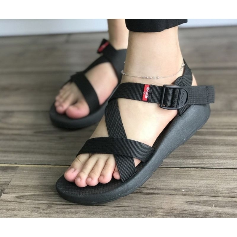 Sandal Nam quai chéo êm ái siêu bền hiệu ROVA