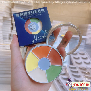 Bảng triệt sắc che khuyết điểm Kryolan Concealer Circle chuyên nghiệp 40g