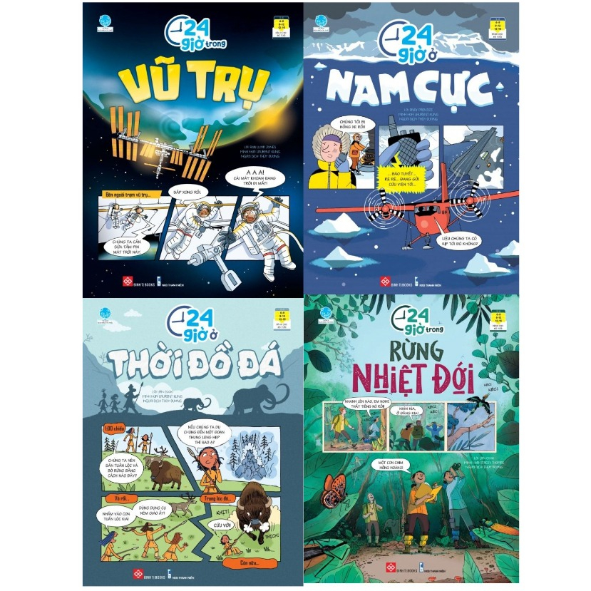 Sách thiếu nhi - 24 giờ... ( nhiều chủ đề )