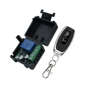 Điều khiển từ xa không dây dc 12v10a 1ch rf 433mhz công tắc điều khiển từ xa cho xe máy 12v công tắc chống trộm