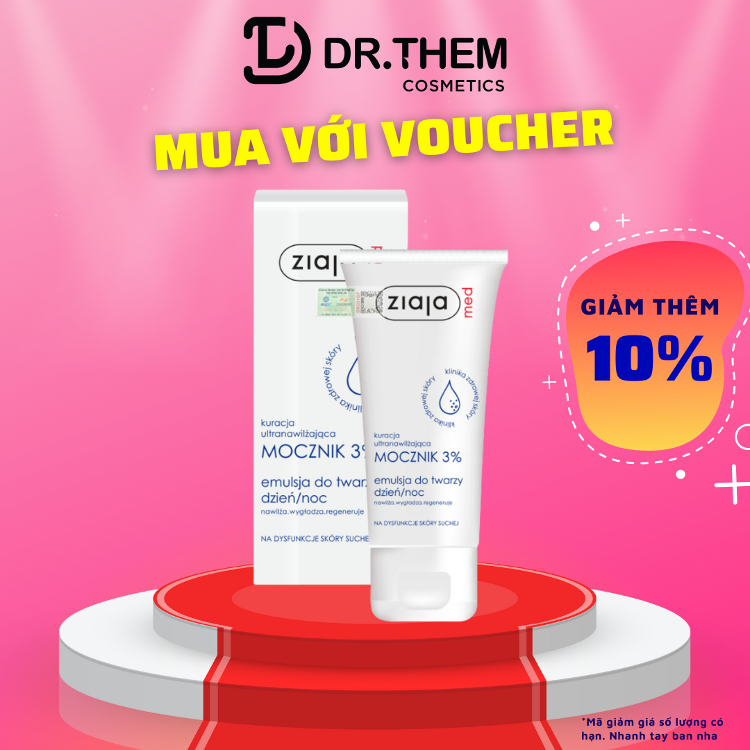 Nhũ Tương Mềm Da 3% Urê 50ml - Ziaja Med 3% Urea Emulsion