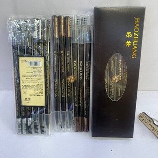 Chì xé kẻ mày Haozhuang cứng phẩy sợi Eyebrow Pencil sắc nét chuyên dùng cho Makeup trang điểm