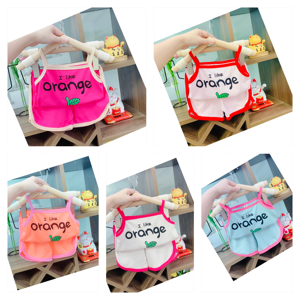 Bộ 2 dây cho bé gái, bộ 2 dây mùa hè cho bé từ 7-19kg