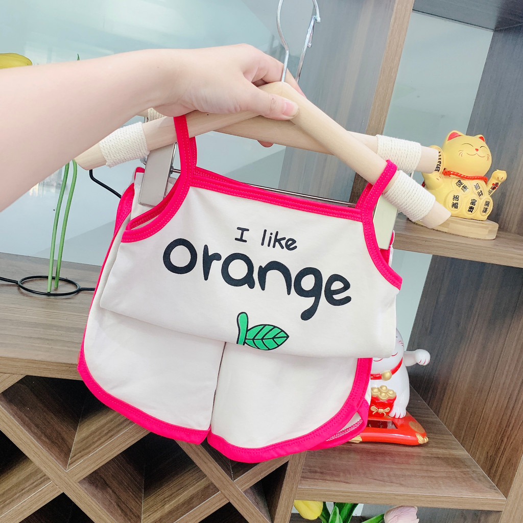 Bộ 2 dây cho bé gái, bộ 2 dây mùa hè cho bé từ 7-19kg