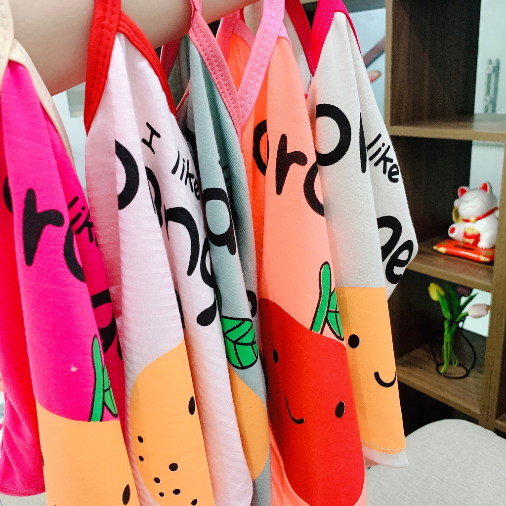 Bộ 2 dây cho bé gái, bộ 2 dây mùa hè cho bé từ 7-19kg