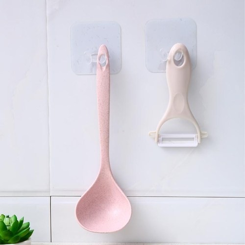 Móc treo dây điện dán tường treo phích cắm kệ đỡ điện thoại trong suốt thông minh 2 chấu siêu dính đa năng tiện lợi