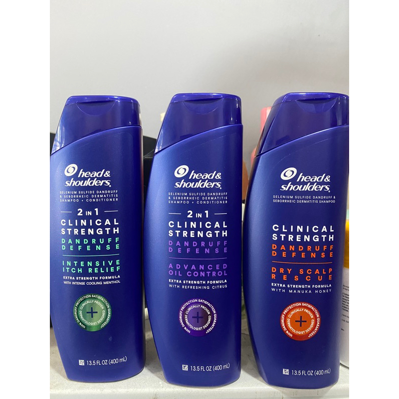 𝐃𝐚̂̀𝐮 𝐠𝐨̣̂𝐢 𝐇𝐄𝐀𝐃 & 𝐒𝐇𝐎𝐔𝐃𝐄𝐑 Clinical Strength 400ml của Mỹ