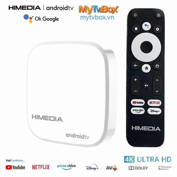 Tivi Box HIMEDIA S500 Pro Android TV 11 Mới 2023 Bảo Hành 2 Năm