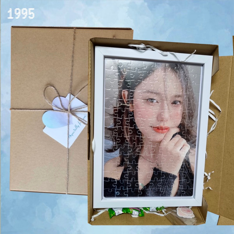 Bộ Quà Tặng Tranh Ghép Jigsaw Puzzle Size A4 120 mảnh ghép