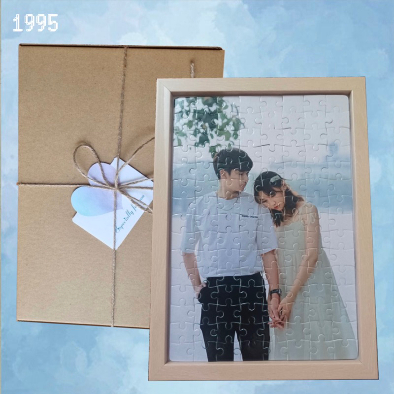 Bộ Quà Tặng Tranh Ghép Jigsaw Puzzle Size A4 120 mảnh ghép